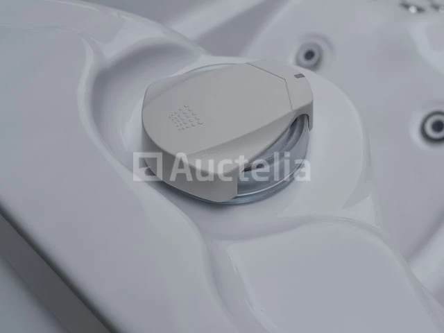Outdoor spa 5-persoons 220x220x90 cm - sneeuwwit bad met antraciete zijkant - incl. bluetooth - afbeelding 10 van  11