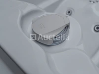 Outdoor spa 5-persoons 220x220x90 cm - sneeuwwit bad met antraciete zijkant - incl. bluetooth - afbeelding 10 van  11