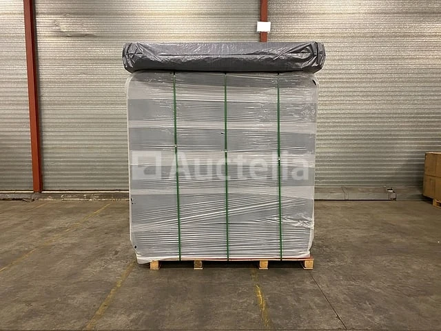 Outdoor spa 5-persoons 230x230 cm - sneeuwwit bad / grijze zijkant - incl. bluetooth - afbeelding 9 van  9