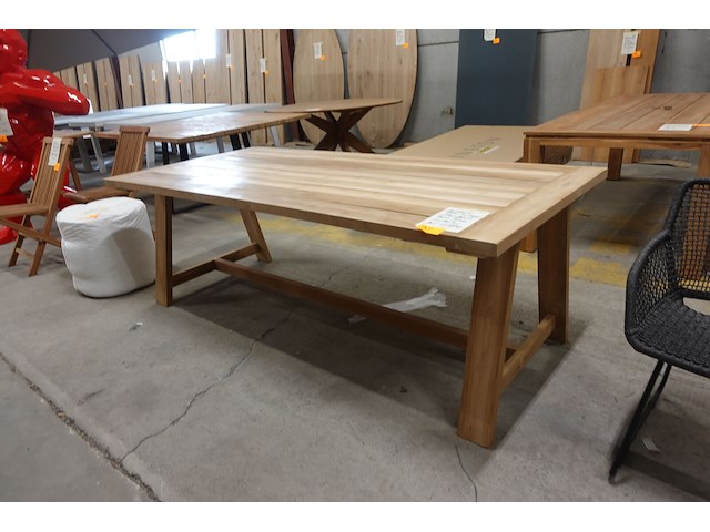 Outdoor tafel cottage teak - afbeelding 3 van  4