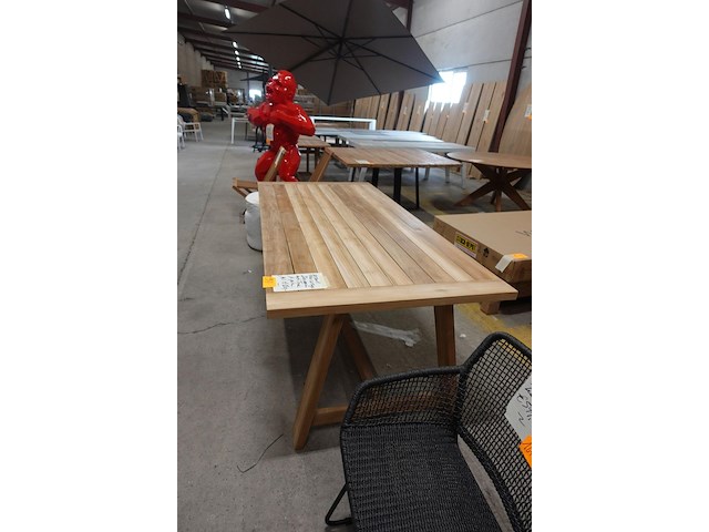 Outdoor tafel cottage teak - afbeelding 4 van  4