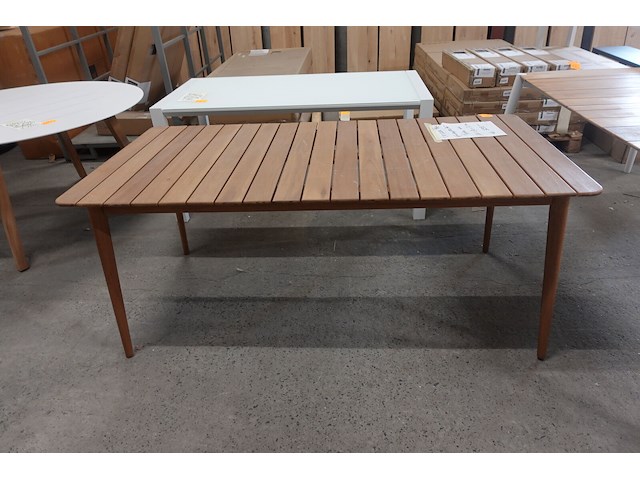 Outdoor tafel teak look - afbeelding 1 van  5