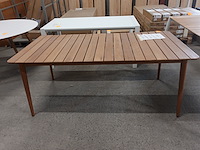 Outdoor tafel teak look - afbeelding 1 van  5