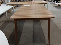 Outdoor tafel teak look - afbeelding 3 van  5