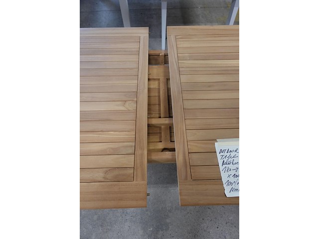 Outdoor tafel teak - afbeelding 4 van  5