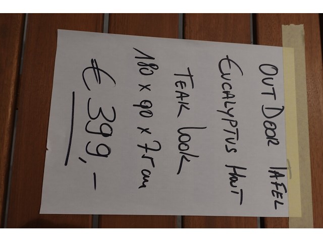 Outdoor tafel - afbeelding 4 van  4