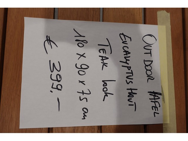 Outdoor tafel - afbeelding 5 van  5