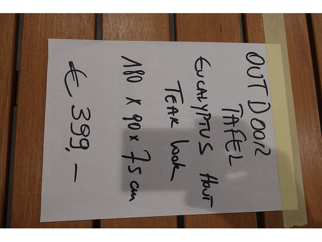 Outdoor tafel - afbeelding 5 van  5