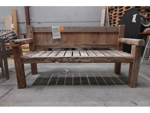 Outdoor teak bank courchevel - afbeelding 1 van  9