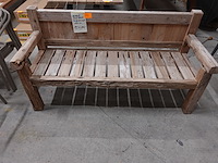 Outdoor teak bank courchevel - afbeelding 2 van  9