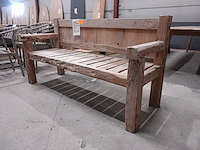 Outdoor teak bank courchevel - afbeelding 3 van  9