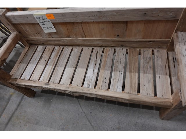 Outdoor teak bank courchevel - afbeelding 4 van  9