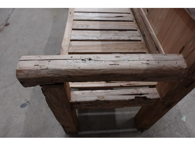 Outdoor teak bank courchevel - afbeelding 6 van  9