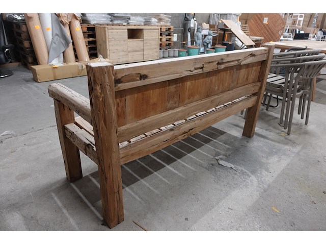 Outdoor teak bank courchevel - afbeelding 8 van  9