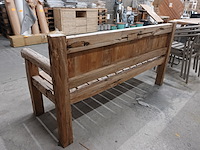 Outdoor teak bank courchevel - afbeelding 8 van  9
