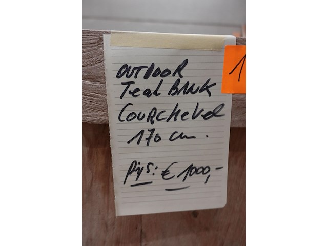 Outdoor teak bank courchevel - afbeelding 9 van  9