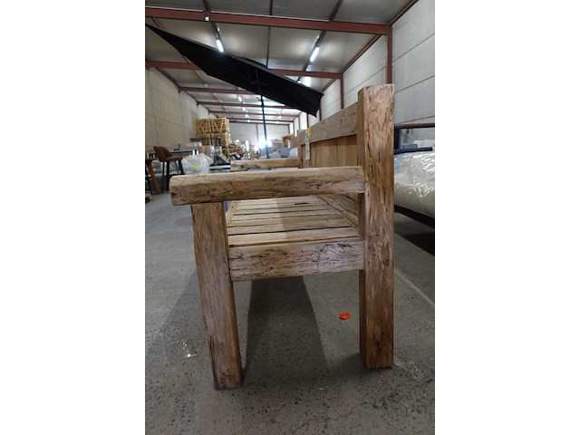 Outdoor teak bank courchevel - afbeelding 3 van  6