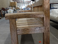 Outdoor teak bank courchevel - afbeelding 3 van  6