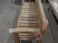 Outdoor teak bank courchevel - afbeelding 4 van  6