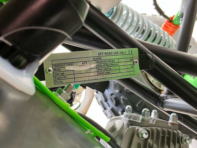 Outlaw hyperdrive kinder quad 125 cc - afbeelding 18 van  18