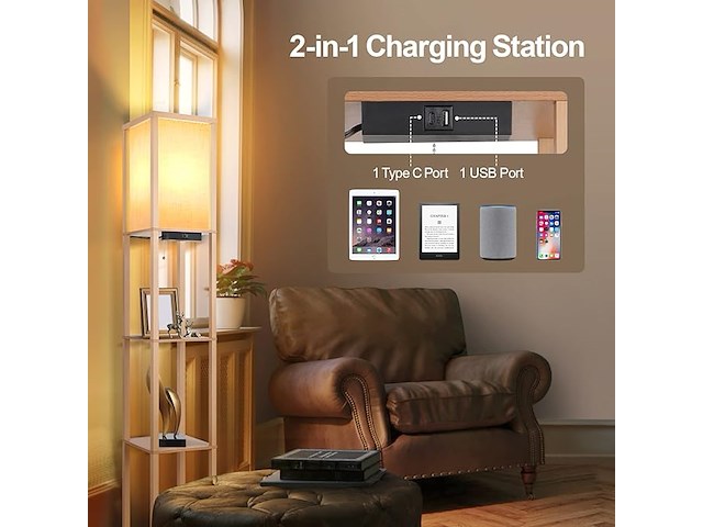 Outon dimbare vloerlamp - afbeelding 2 van  4