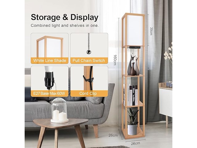 Outon dimbare vloerlamp - afbeelding 4 van  4