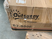 Outsunny all-in-one folding camping cot tent - afbeelding 2 van  2