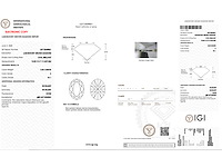 Ovaal diamant 3.08ct – e/vs1 – igi - afbeelding 4 van  4