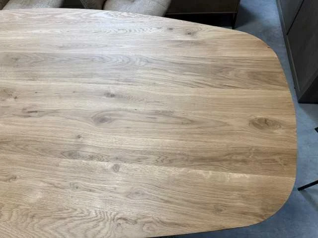 Ovaal tafel massief eik - afbeelding 4 van  4