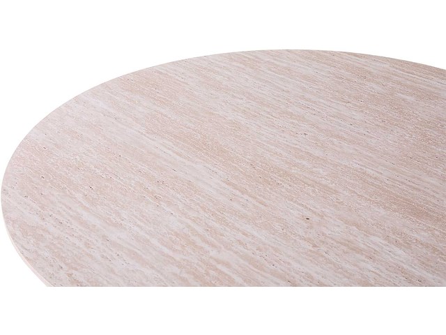 Ovale eettafel lagos - 200x100x76cm - travertin - afbeelding 5 van  7