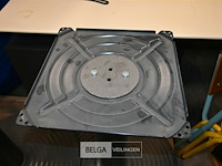 Ovale houten tafel op 2 poten - afbeelding 4 van  5