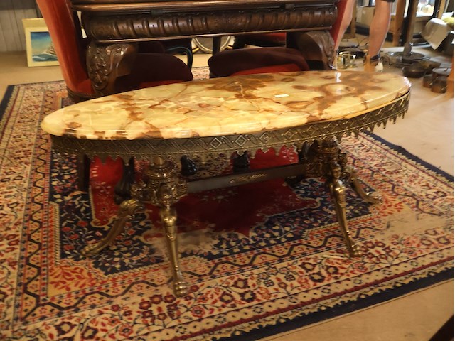 Ovale salontafel - afbeelding 1 van  6