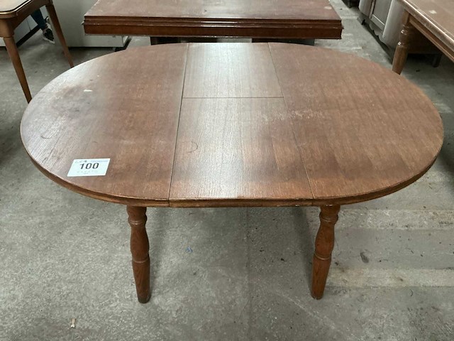 Ovale tafel (2x) - afbeelding 1 van  1