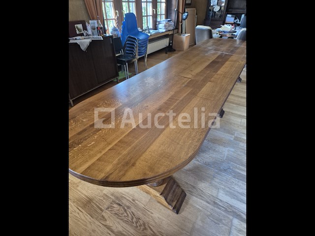 Ovale tafel 425*101*76 verwijderbare poten - afbeelding 1 van  2