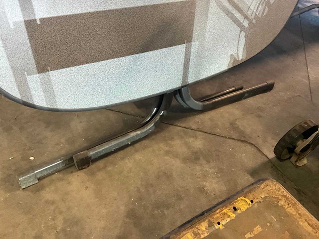 Ovale tuintafel mecalit - afbeelding 4 van  9