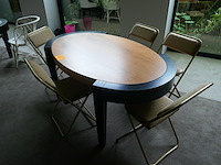 Ovalen eetkamertafels + diverse stoelen - afbeelding 1 van  4