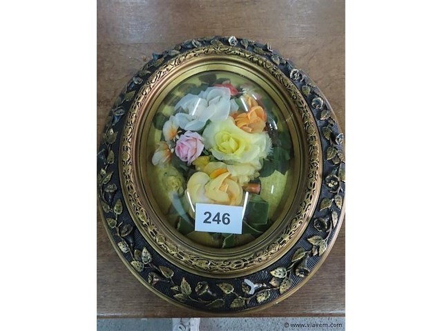 Ovalen kader bol glas - afbeelding 1 van  3