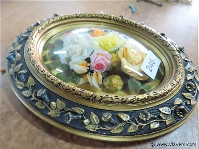 Ovalen kader bol glas - afbeelding 3 van  3