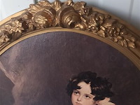 Ovalen kader met prent - afbeelding 2 van  4