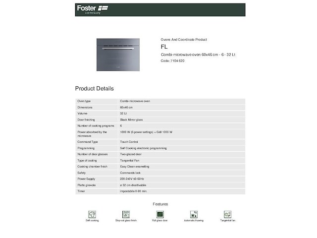 Oven foster 7104620 - afbeelding 6 van  7