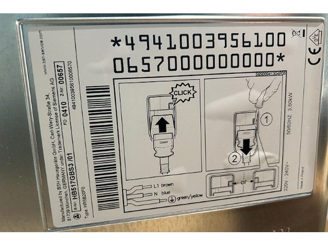 Oven siemens - afbeelding 5 van  5