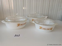 Ovenschotels fire king. 3 stuks - afbeelding 1 van  3