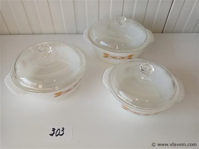 Ovenschotels fire king. 3 stuks - afbeelding 3 van  3