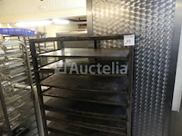 Oventrolley met plaat 60x40 cm (4 kanten) - afbeelding 3 van  6