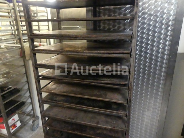 Oventrolley met plaat 60x40 cm (4 kanten) - afbeelding 5 van  6