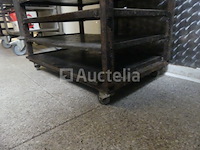 Oventrolley met plaat 60x40 cm (4 kanten) - afbeelding 6 van  6