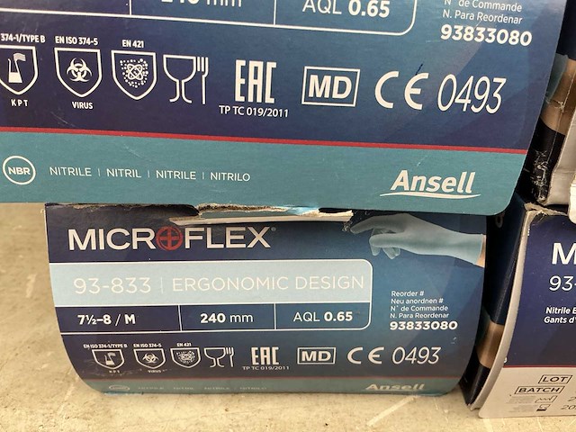 Overig hygiene uitrusting latex handschoenen (11x) - afbeelding 3 van  3