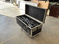 Overige podiumaccessoires - set microfoonstandaards met flycase - afbeelding 1 van  4