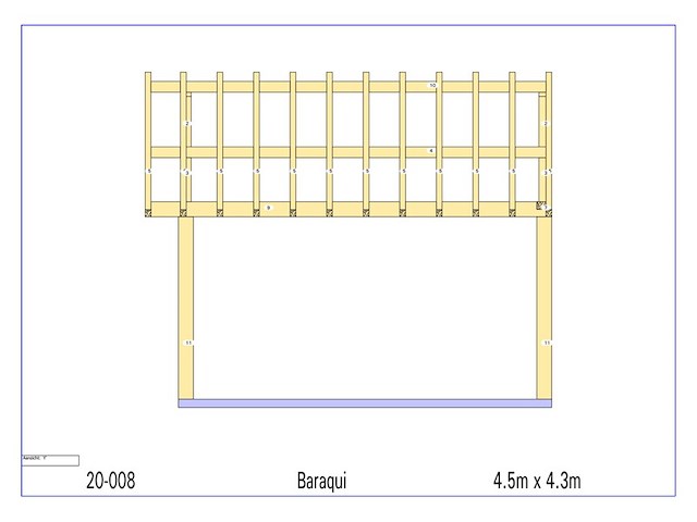 Overkapping, baraqui - afbeelding 11 van  12