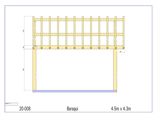 Overkapping, baraqui - afbeelding 12 van  12